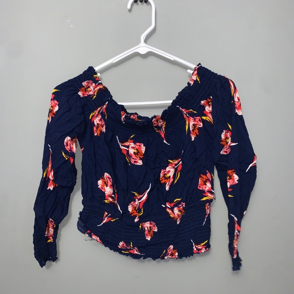 express off the shoulder 3/4 sleeve